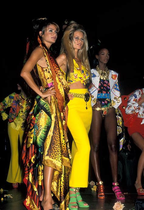 moda invernale versace negli anni|gianni versace.